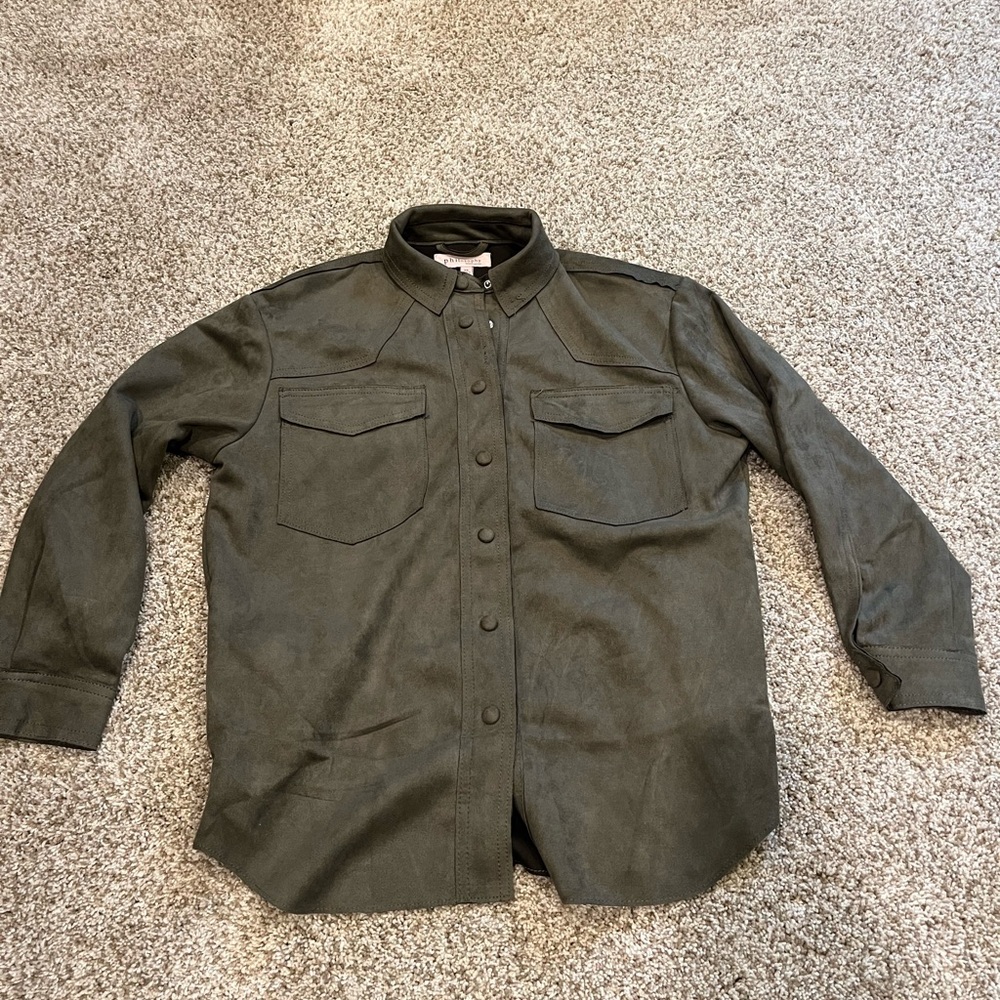 Philosophy Suede Shacket